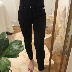 7 for all Mankind black skinny jeans